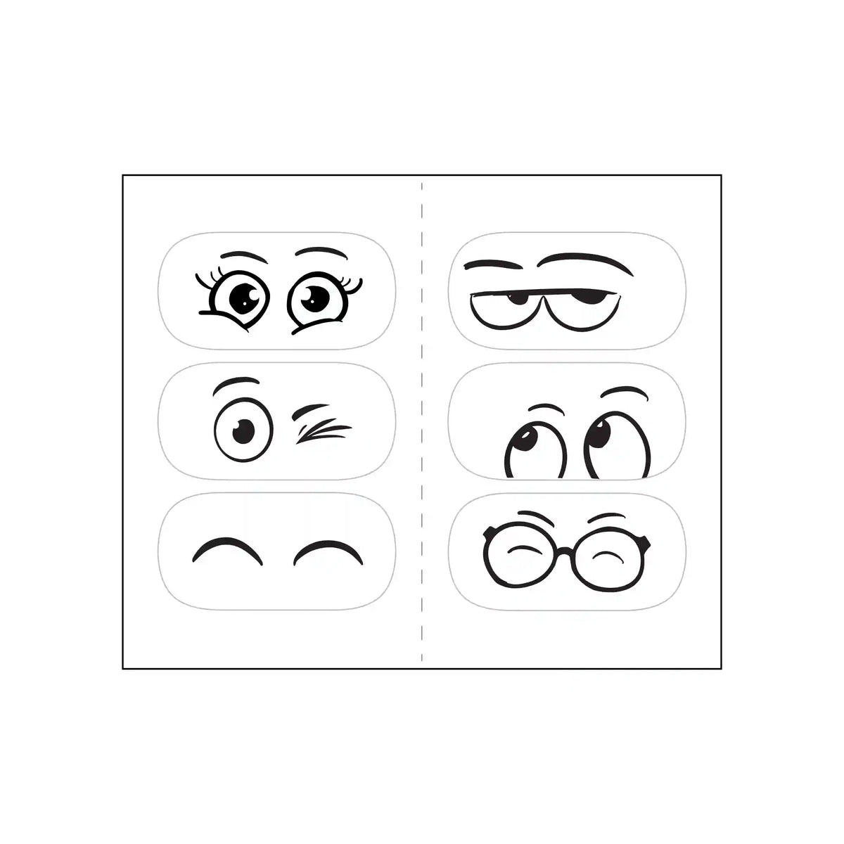 OmieBox® Lite Eye Stickers